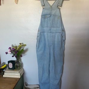 Organic cotton denim overalls